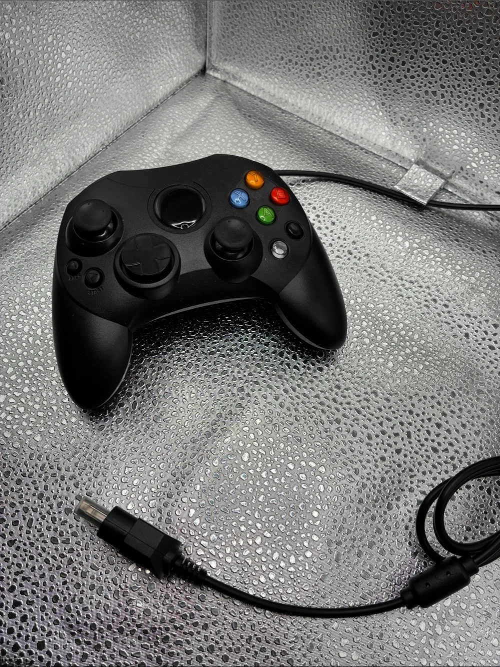 Wired Black Game Controller - Compatible Video Game Controller